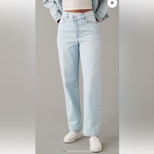 AE Strigid Highest Waist Crossover Baggy Straight Jean